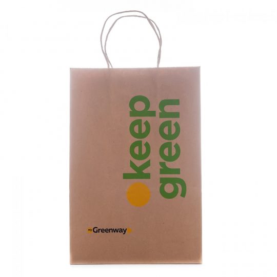 Крафтовый пакет малый, 32 х 22 х 12 см