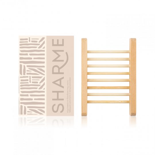 Подставка из бамбука под мыло, твердые шампуни и кондиционеры